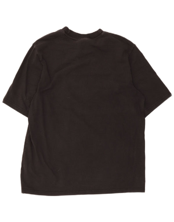 Мужская футболка с рисунком Adidas Top Medium Black Cotton
