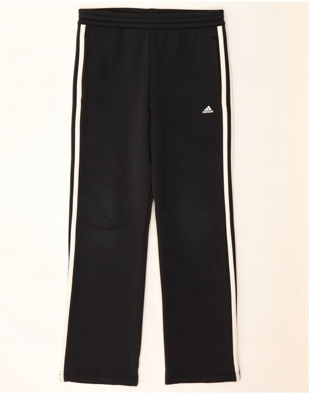 Женские спортивные брюки Adidas UK 8, маленькие черные из полиэстера