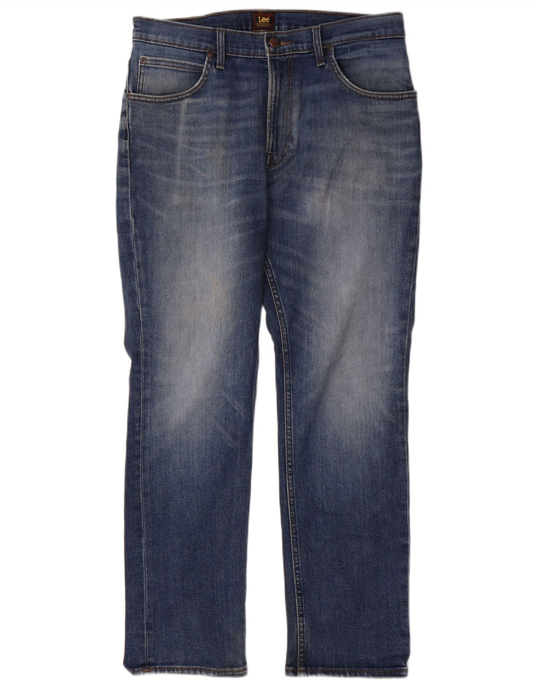 Мужские прямые джинсы Lee Brooklyn W33 L30, синий хлопок