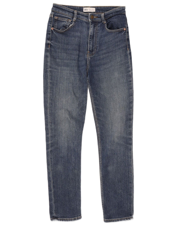 Женские узкие джинсы ZARA EU 36 XS W26 L27 Синие