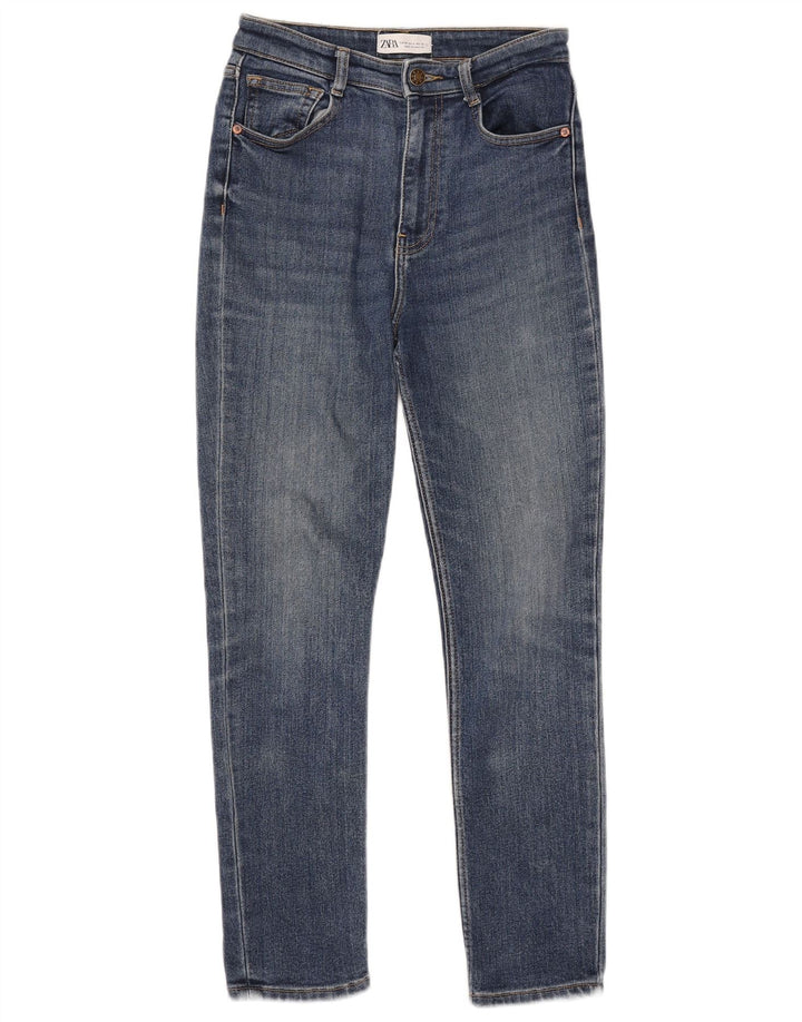 Женские узкие джинсы ZARA EU 36 XS W26 L27 Синие