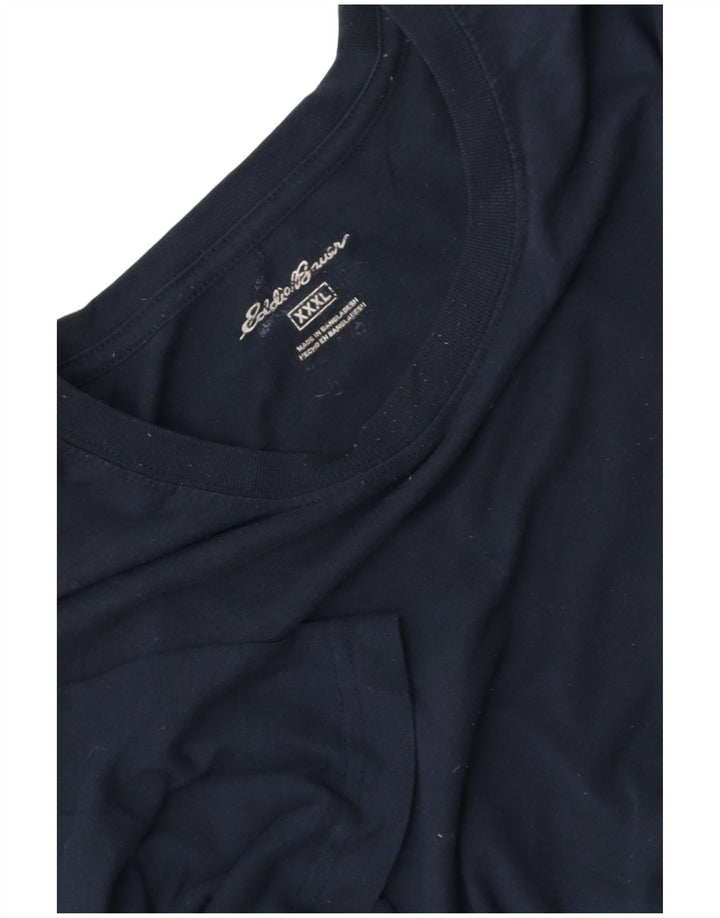 EDDIE BAUER Mens T-Shirt Top 3XL Navy Blue