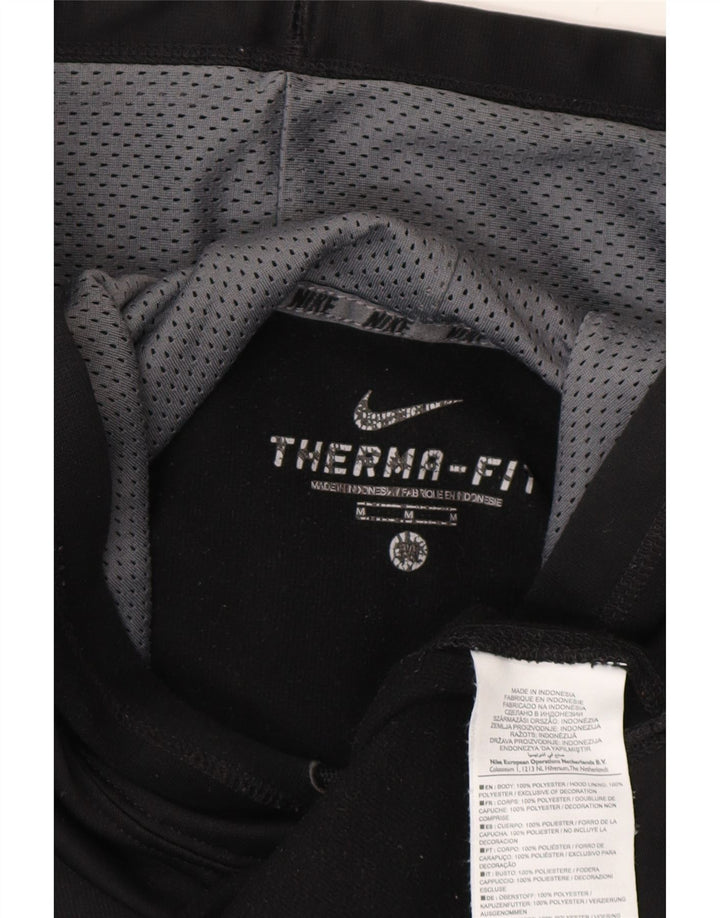 Мужской джемпер с капюшоном Nike Therma-Fit, средний черный, полиэстер