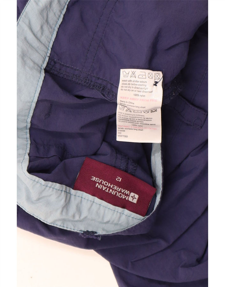 Женские шорты карго Mountain Warehouse UK 12, средние W32, темно-синие, нейлон