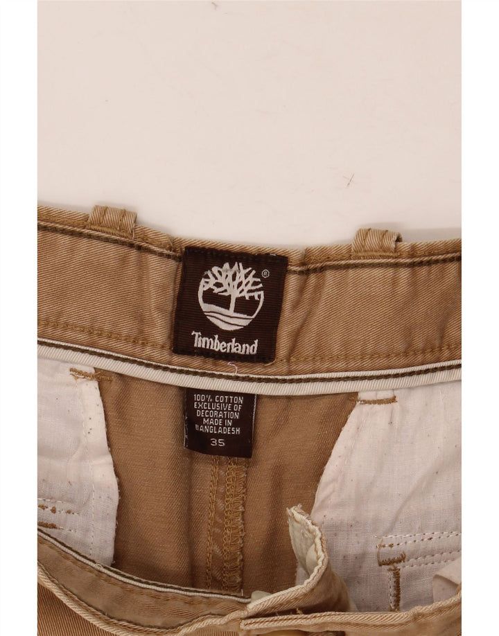 TIMBERLAND Мужские шорты карго W35, большие, бежевые, хлопок
