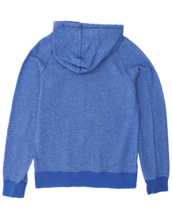 Женский джемпер с капюшоном NIKE UK 10, маленький синий в крапинку, хлопок