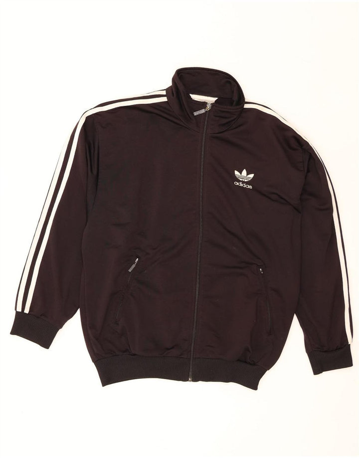Мужская спортивная куртка Adidas UK 34/36, маленький черный полиэстер