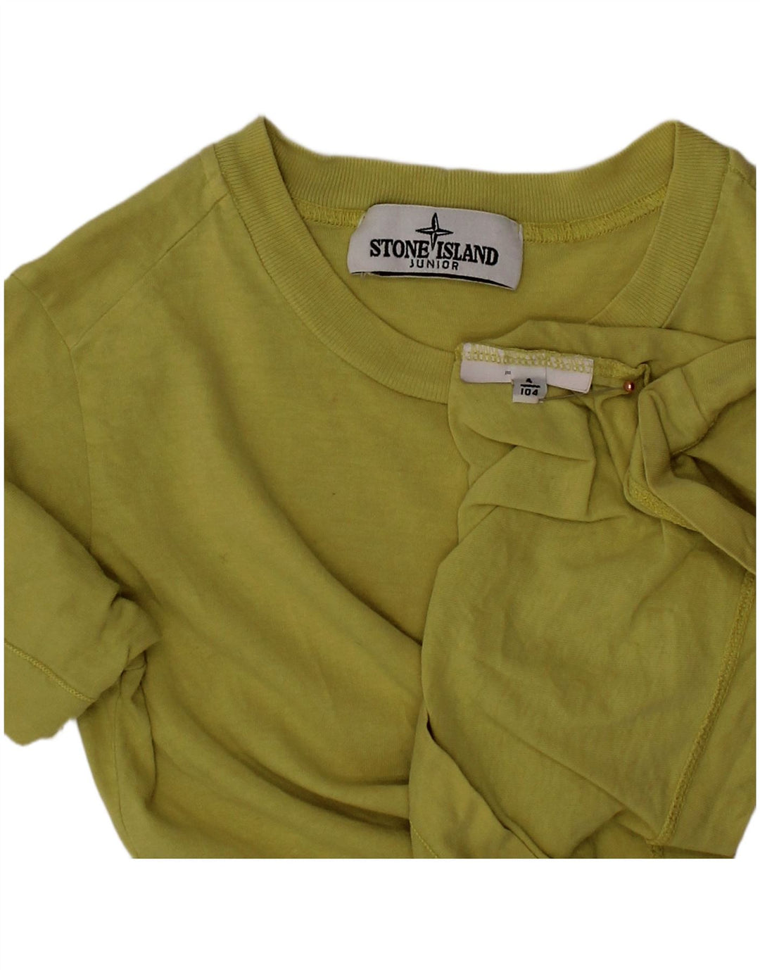 Футболка STONE ISLAND для мальчиков, 3-4 года, зеленая