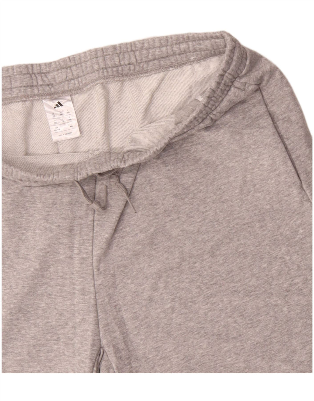 Мужские спортивные шорты Adidas с рисунком 2XL, серые хлопковые крапинки