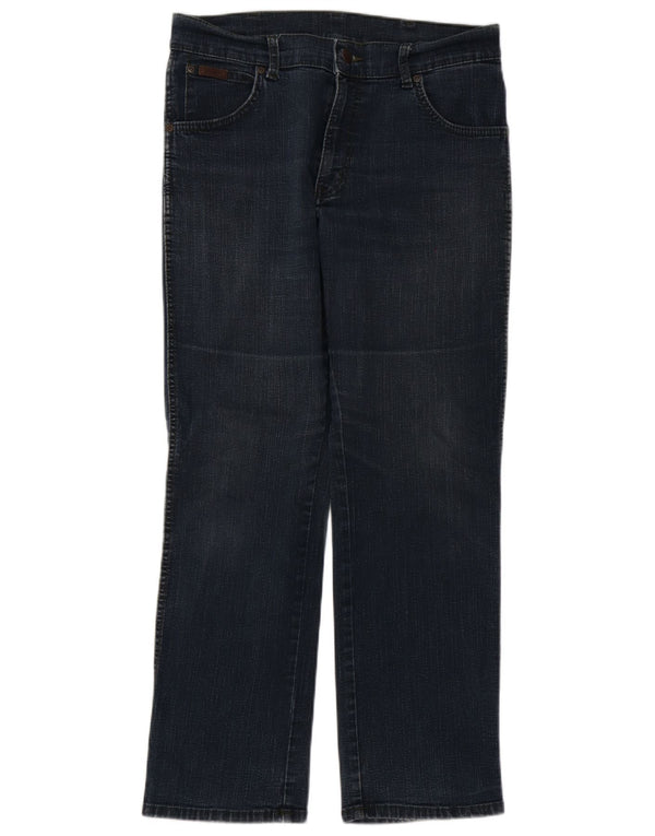 Мужские прямые джинсы Wrangler Texas Stretch W32 L30, темно-синий хлопок
