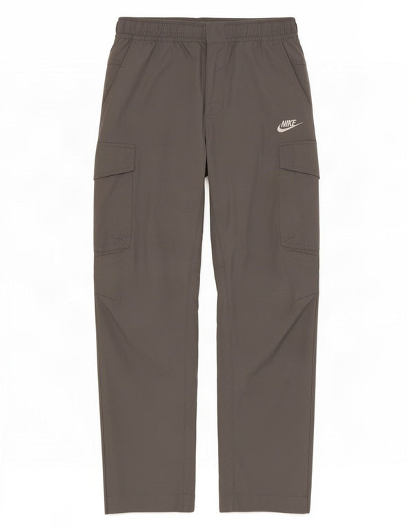 Мужские прямые брюки-карго Nike Medium W30 L27, серые, хлопковые