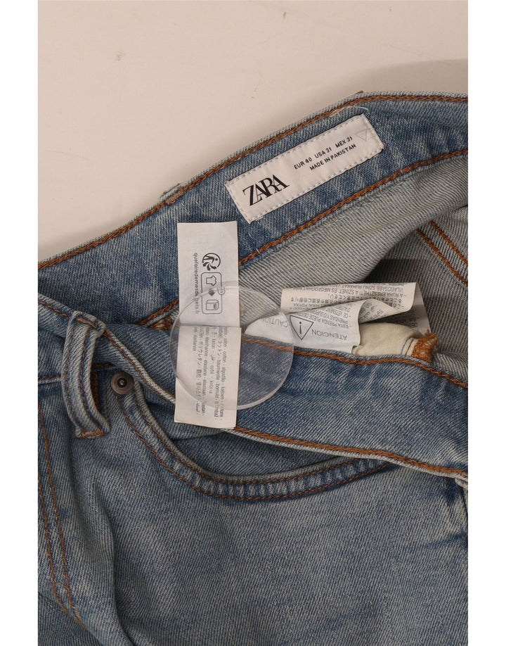 Мужские джинсы узкого кроя Zara EU 40 Medium W31 L31, синий хлопок