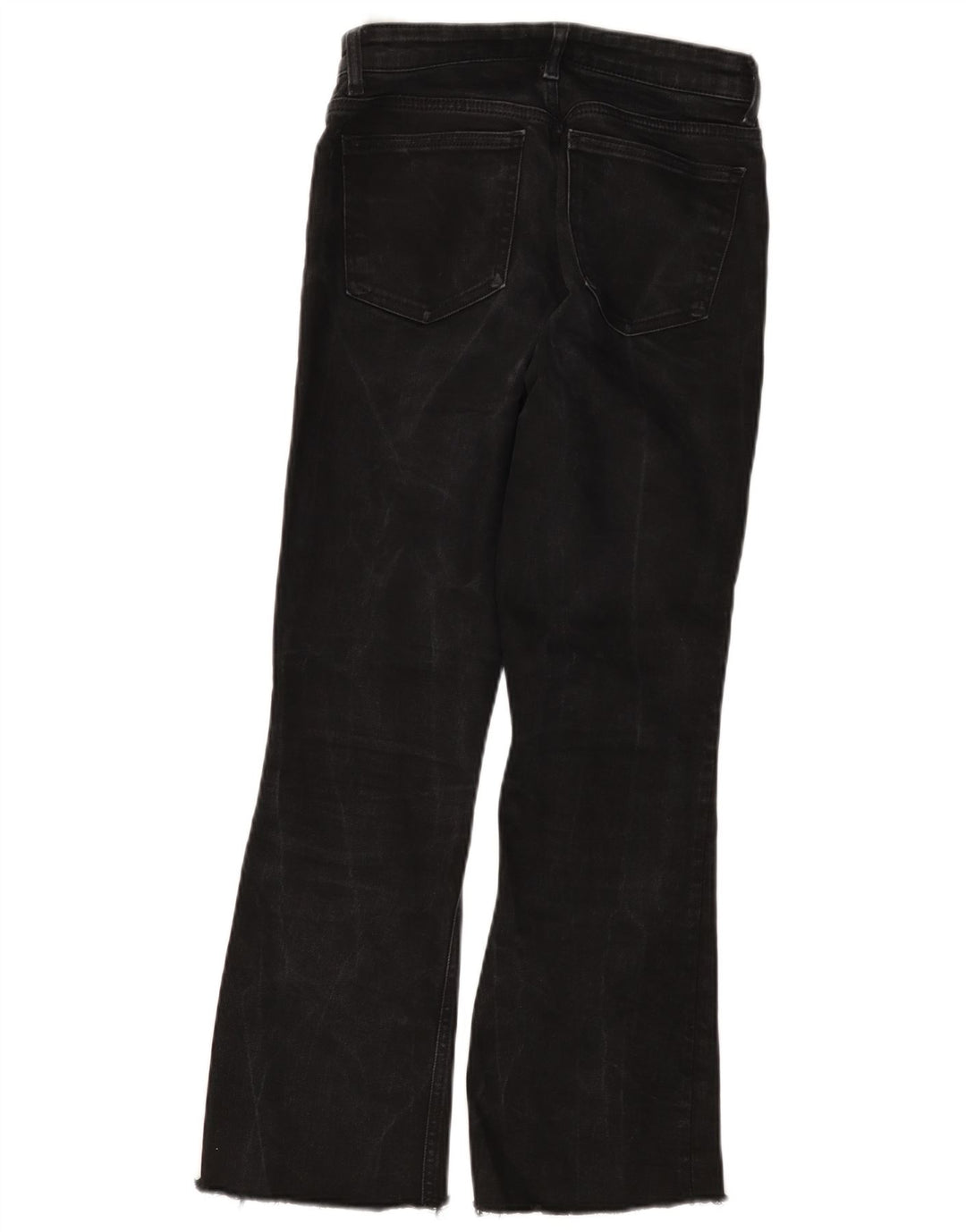 Женские джинсы Bootcut Zara EU 38, маленькие W28 L26, черный хлопок