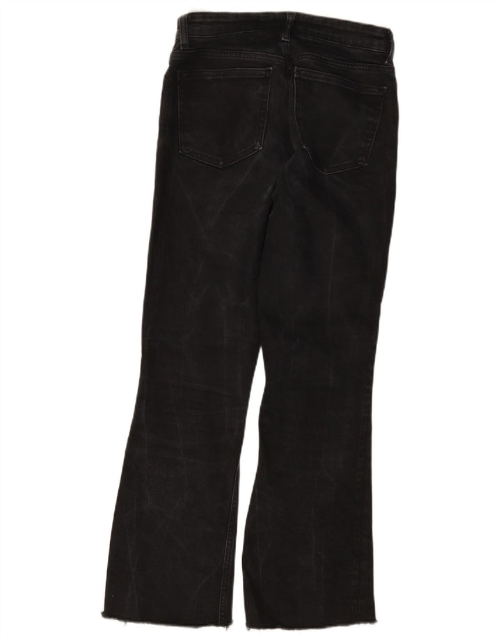 Женские джинсы Bootcut Zara EU 38, маленькие W28 L26, черный хлопок