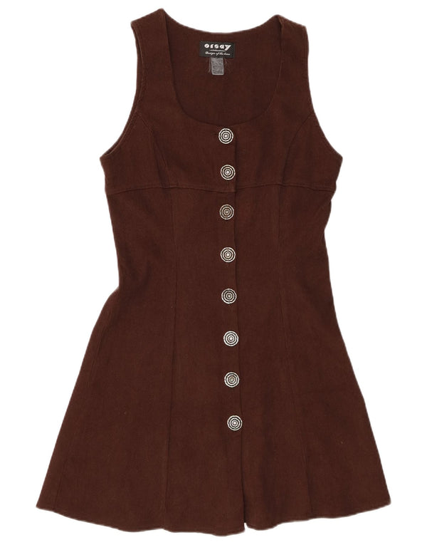 Женское платье трапециевидной формы без рукавов ORSAY UK 8, маленькое коричневое, вискоза