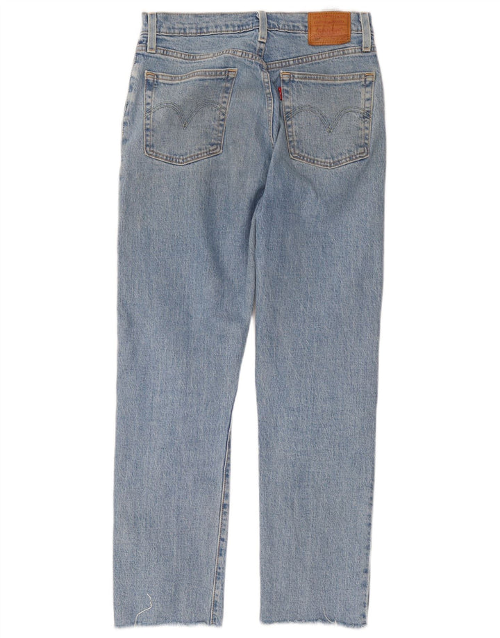 Женские прямые джинсы Levi's 501 W28 L28 синие, хлопок