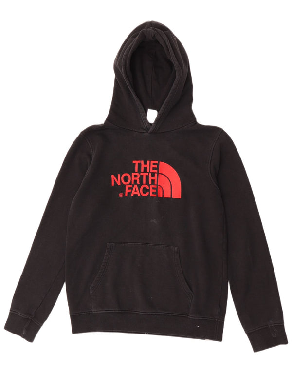 Джемпер с капюшоном и рисунком для девочек The North Face, 13–14 лет, размер XL, черный хлопок