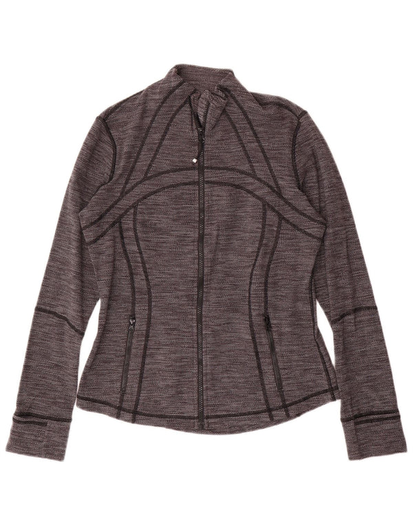 LULULEMON Женский спортивный костюм, верхняя куртка США 10, большой серый цвет