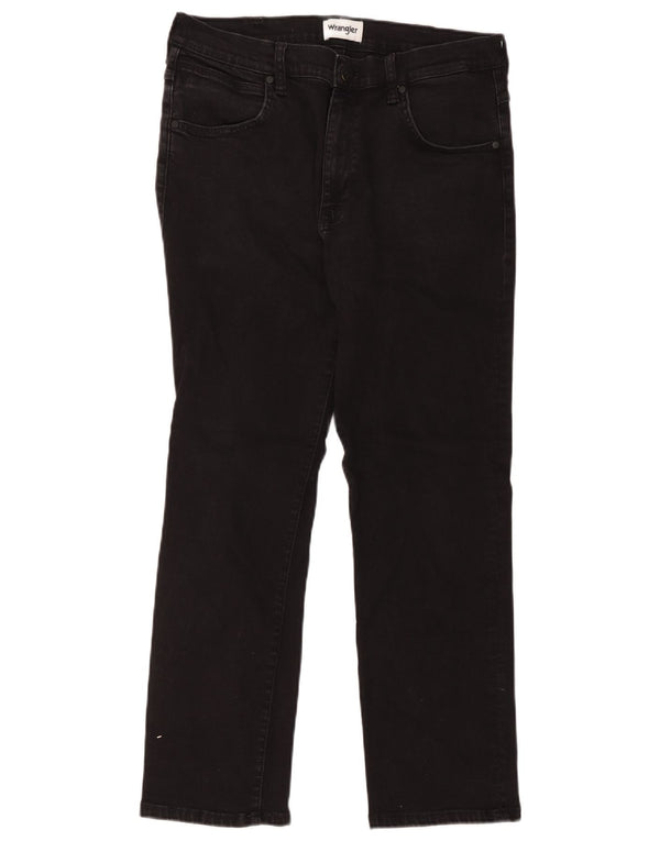Мужские прямые джинсы Wrangler Arizona W36 L30, черный хлопок