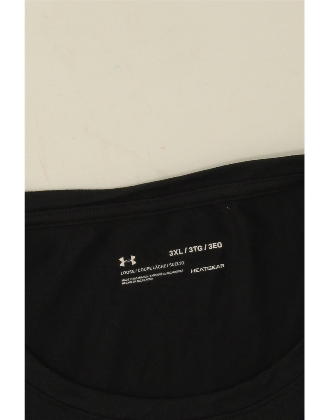 Мужской топ с рисунком Under Armour Heat Gear с длинным рукавом 3XL, черный полиэстер