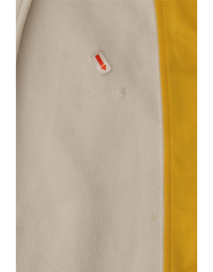 ASICS Mens Tracksuit Top Jacket Large Yellow Colourblock Polyester Vintage Asics and Second-Hand Asics from Messina Hembry 