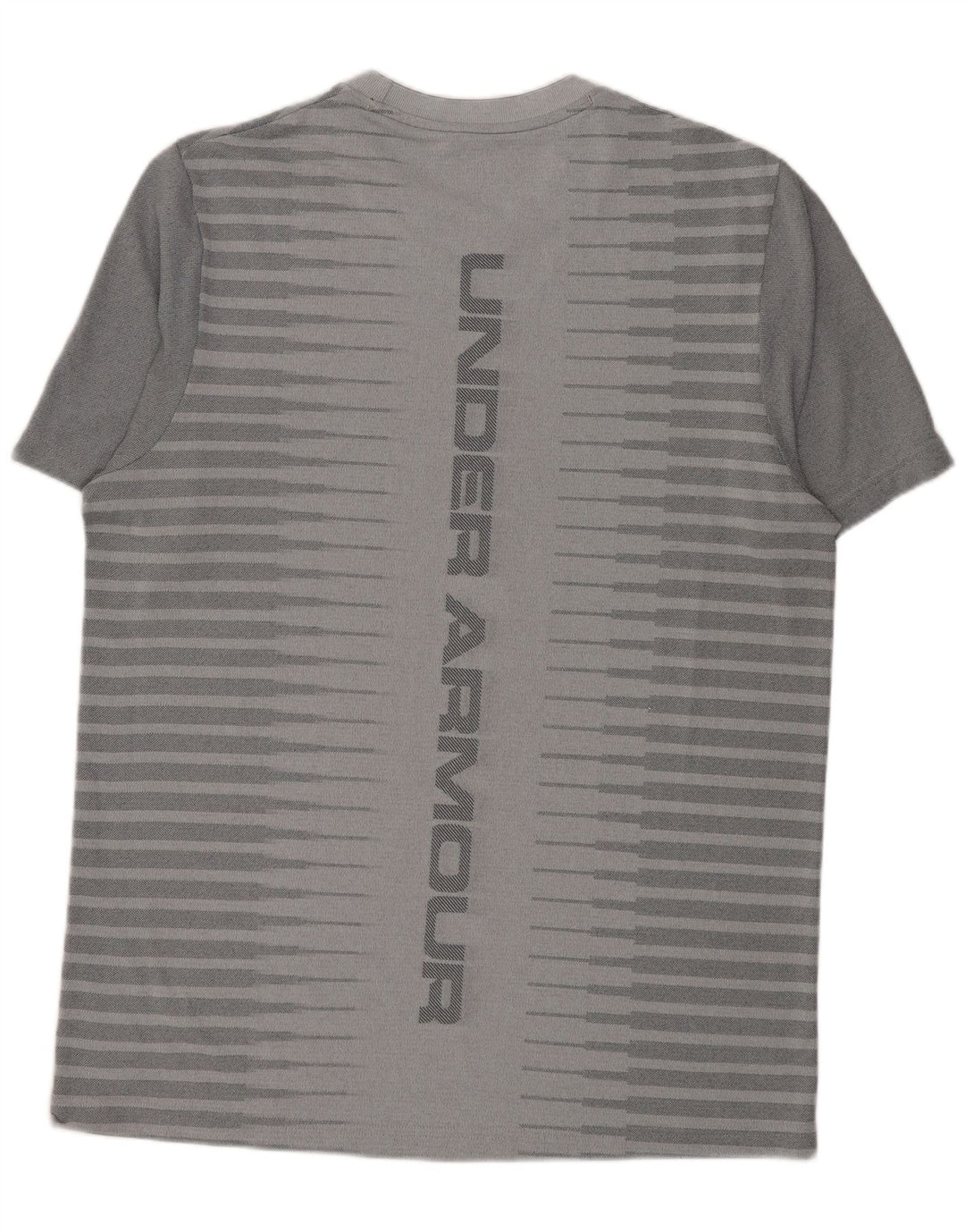Мужская футболка с рисунком Under Armour, большая серая полоска