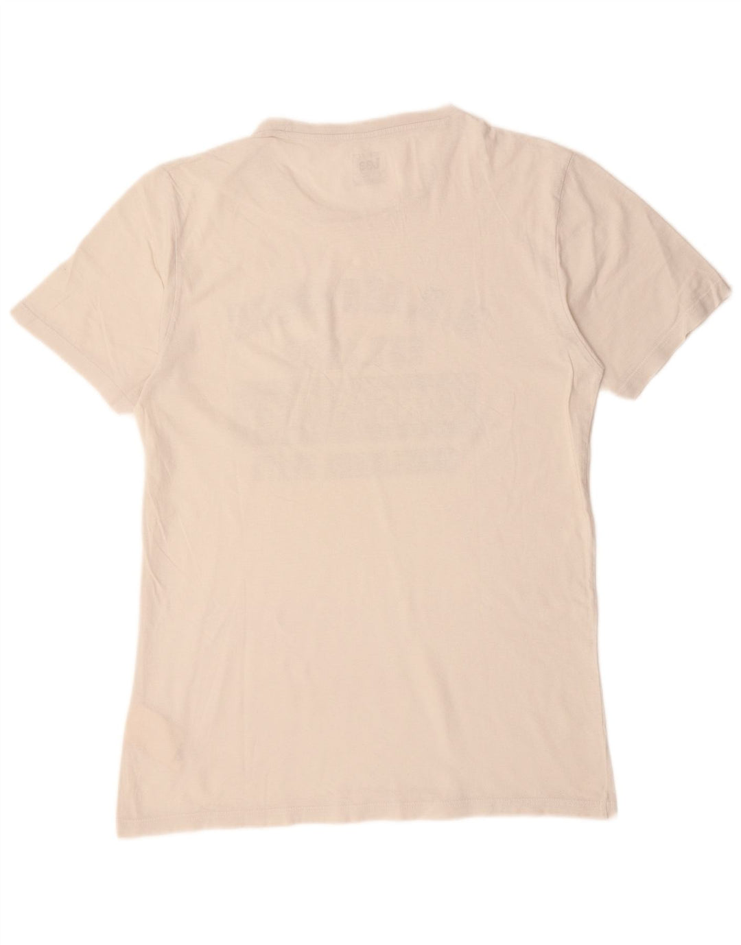 Мужская футболка LEE стандартного кроя с рисунком, топ среднего размера, белый хлопок