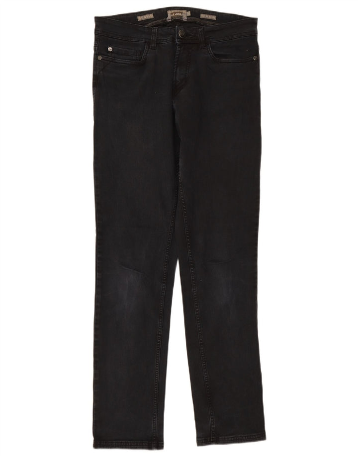DACK'S Womens Slim Jeans IT 46 Large W30 L30 Navy Blue Cotton
