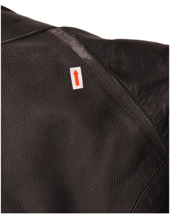 Женская кожаная косуха LEWIS UK 18 XL, черная кожа