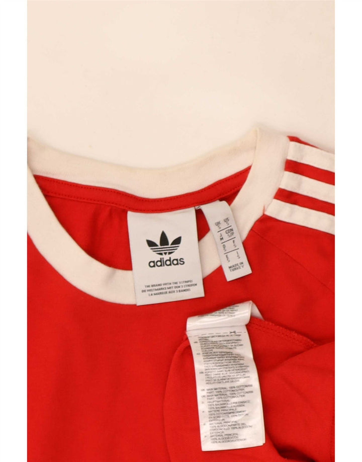Adidas Мужская футболка Top Small Red Cotton