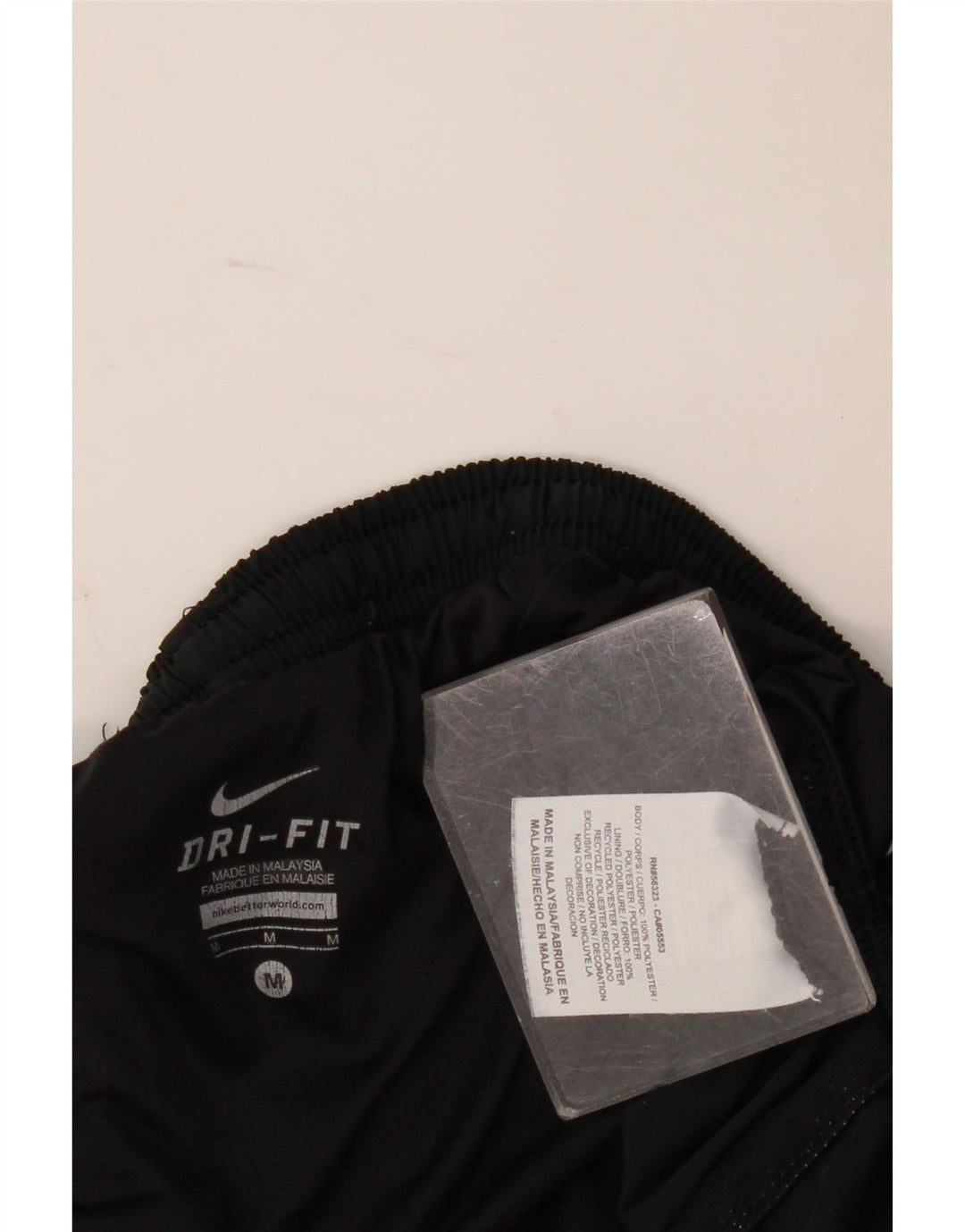 Женские спортивные шорты Nike Dri Fit UK 12, средний черный, полиэстер