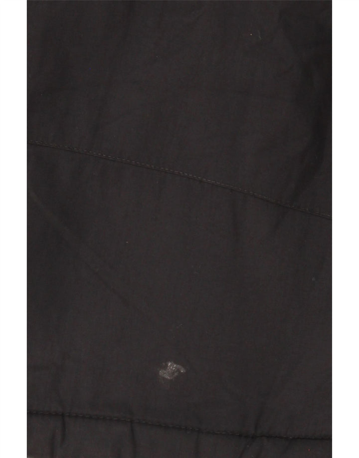 JACK WOLFSKIN Womens Hooded Windbreaker Jacket UK 10 Small Black Polyamide Vintage Jack Wolfskin and Second-Hand Jack Wolfskin from Messina Hembry 