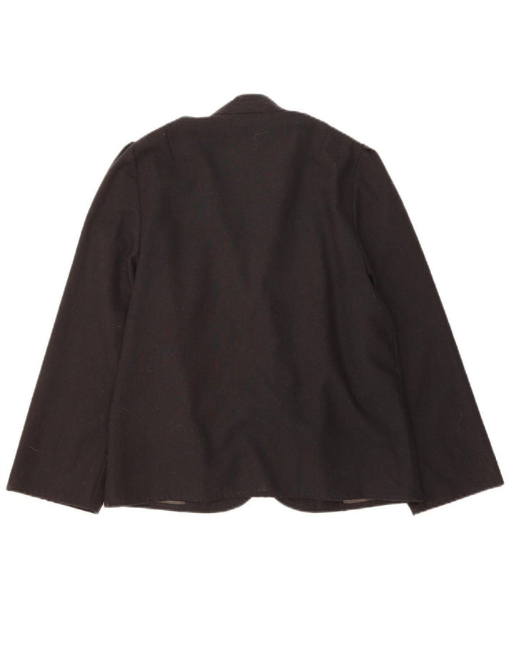 GODSKE Womens Open Blazer Jacket UK 12 Medium Black Polyester