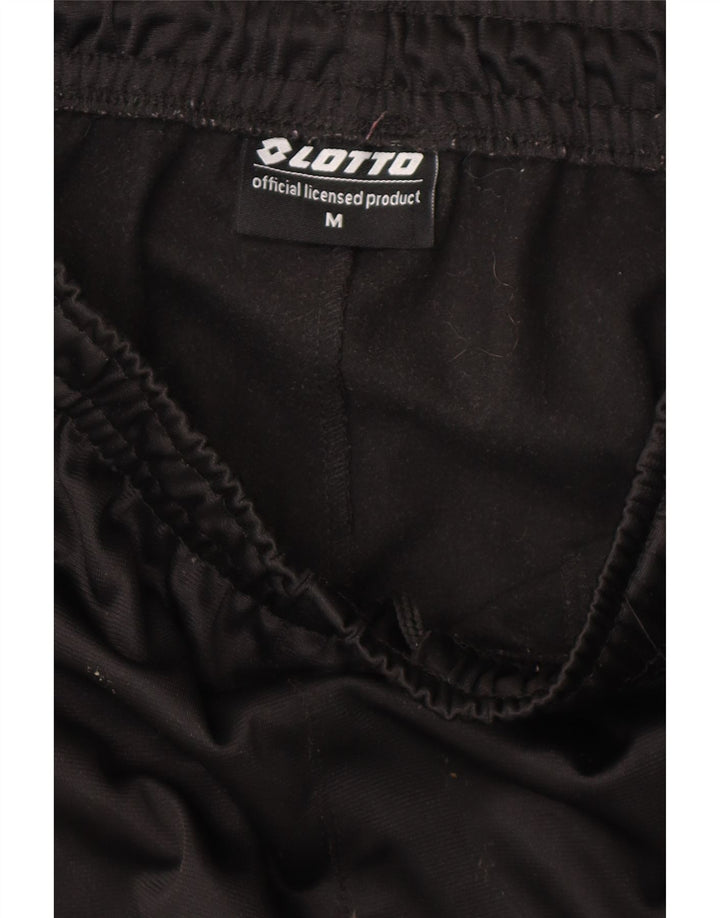 LOTTO Mens Tracksuit Trousers Medium Black Polyester Vintage Lotto and Second-Hand Lotto from Messina Hembry 