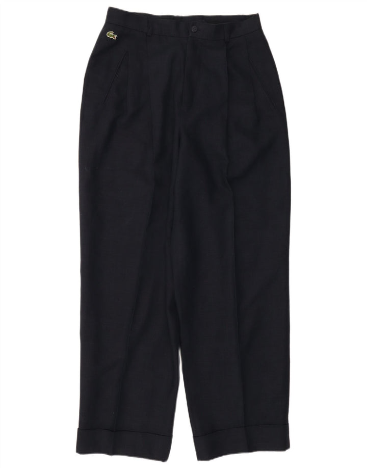 Мужские костюмные брюки Lacoste, размер 44, большие W30 L29, темно-синие льняные брюки