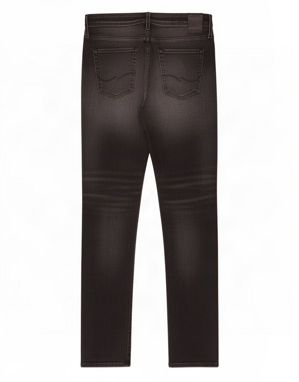Мужские потертые узкие джинсы GLENN Jack & Jones W32 L34 черные