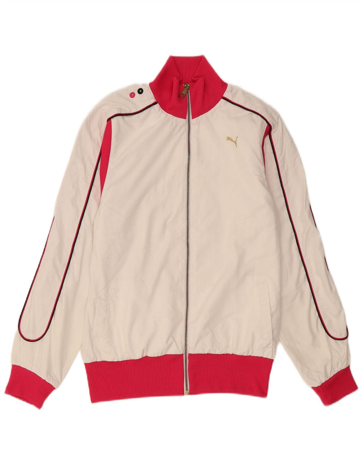 Женский спортивный костюм Puma UK 10, маленький белый полиэстер с цветными блоками