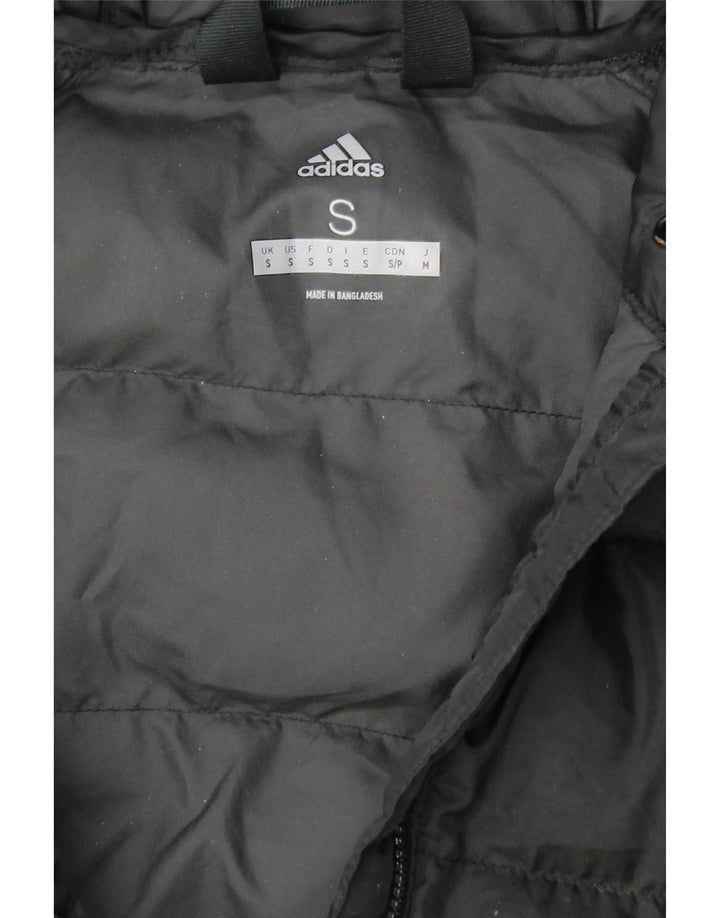 Мужская утепленная куртка Adidas UK 36, маленькая, черный, полиэстер