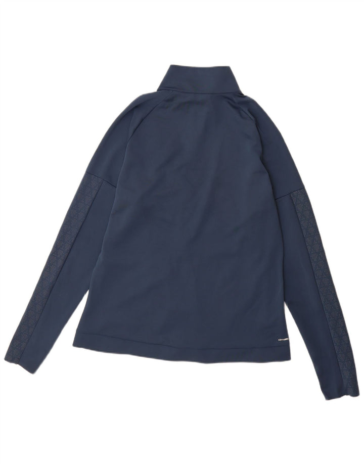 Женский спортивный костюм Adidas Climalite, верхняя куртка UK 18 XL, темно-синий полиэстер