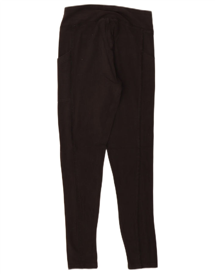 Женские леггинсы PUMA UK 8, маленькие черные хлопковые