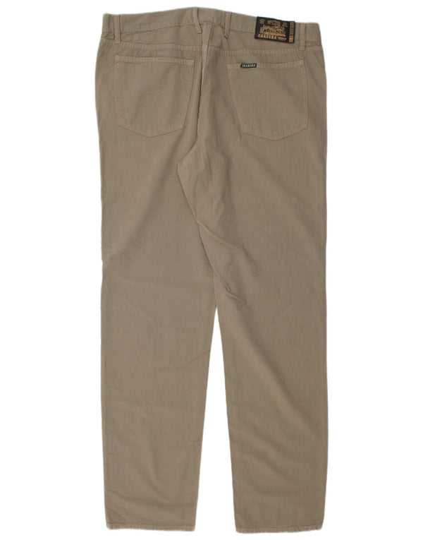 Carrera Mens 700 Regular Casual Брюки W40 L33 Бежевые хлопковые
