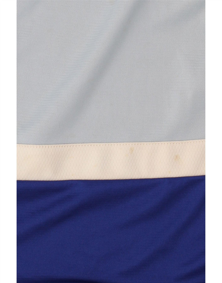 Мужская футболка Nike Dri Fit Top XL, синяя, полиэстер с цветными блоками