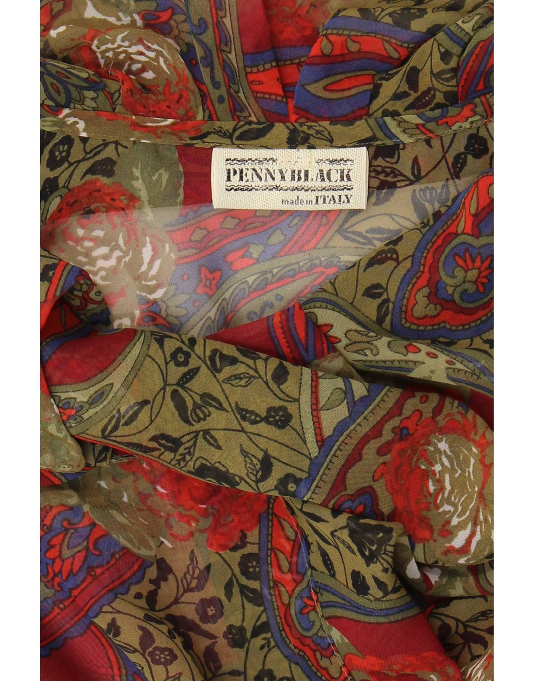 Женская блузка-рубашка Penny Black UK 14, средний разноцветный пейсли
