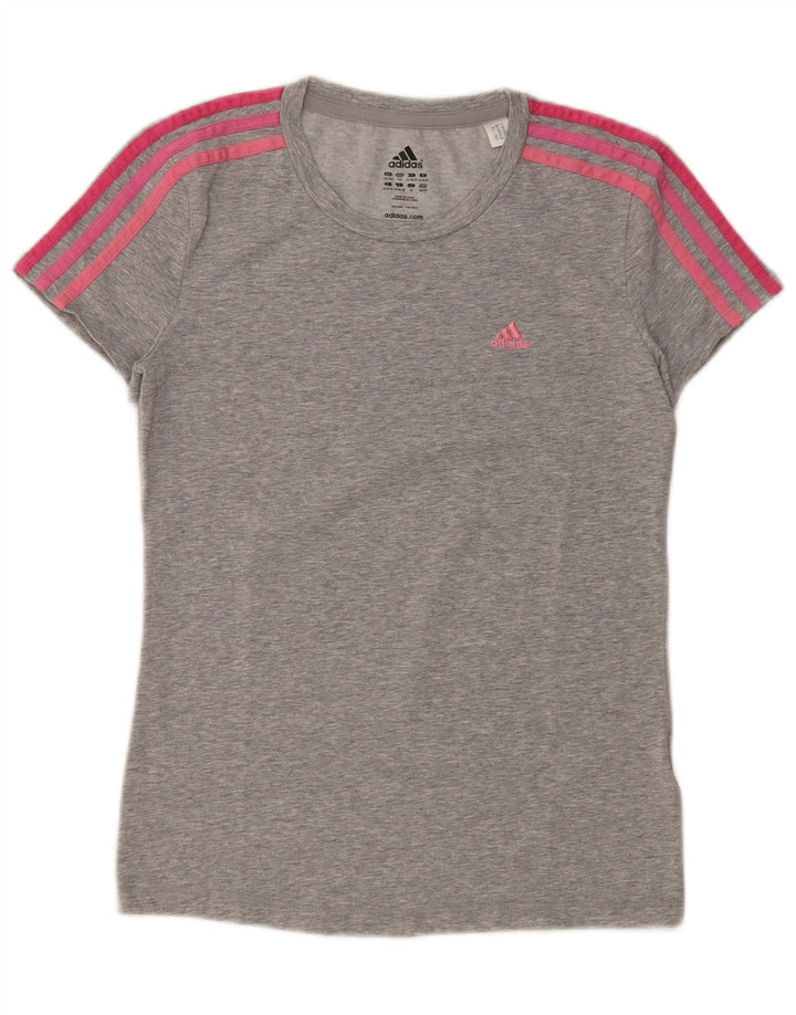 Женская футболка Adidas Climalite Top UK 4/6 XS Серая