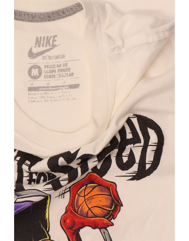 Мужская футболка с графикой стандартного кроя Nike, средний белый цвет