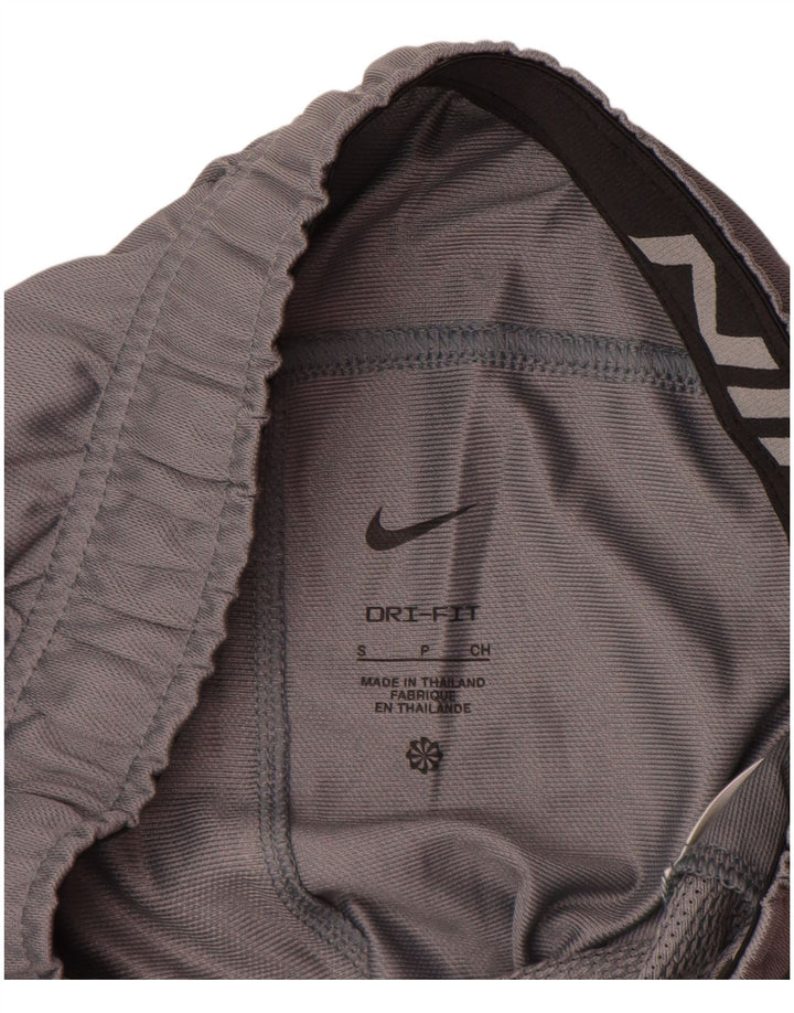 Мужские спортивные шорты Nike Dri Fit, маленькие серые, полиэстер