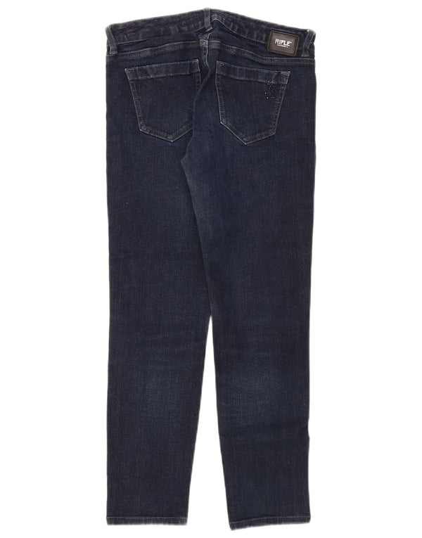 Женские укороченные джинсы скинни Crudelia W29 L25 темно-синего цвета, хлопок