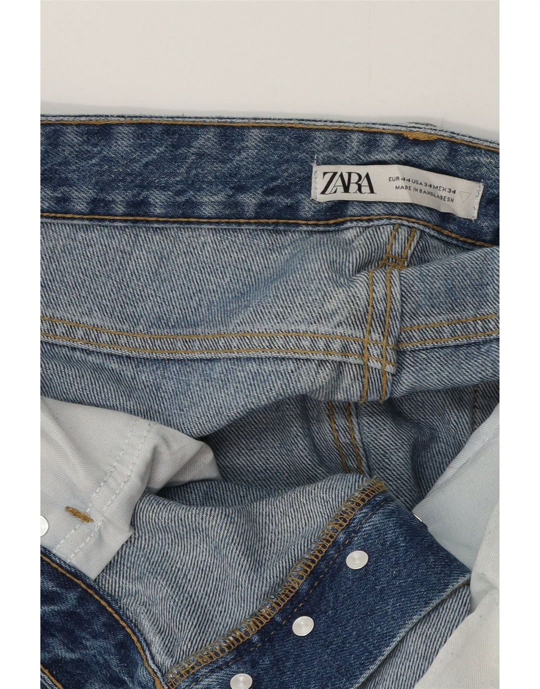 Мужские зауженные джинсы Zara EU 44, большие W34 L27, синие