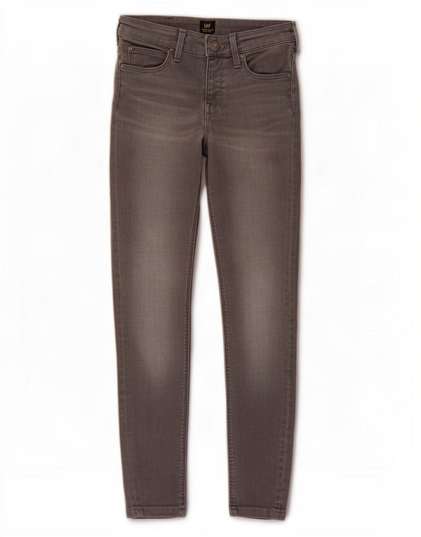 Женские джинсы скинни Lee Scarlett W27 L26, серый хлопок