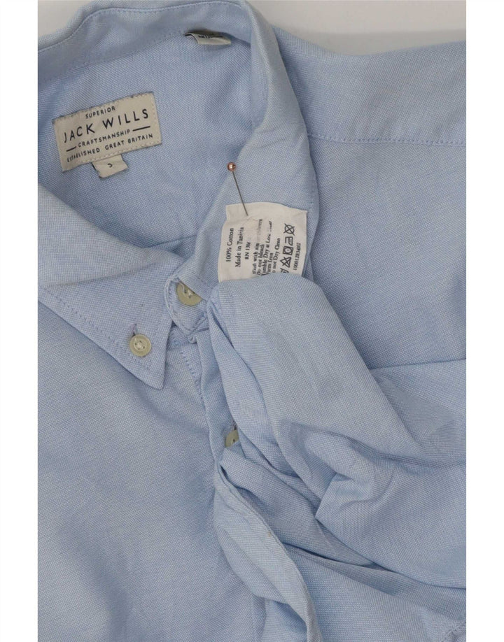 Мужская рубашка Jack Wills, маленькая синяя, хлопок